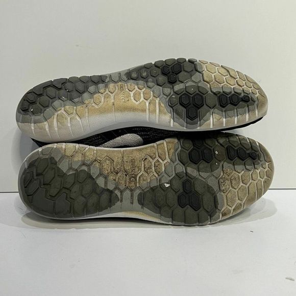 Nike Mens Flex Fury 705298-002 Black White Lace Up Low Top Running Shoes Size 12 - Picture 6 of 8